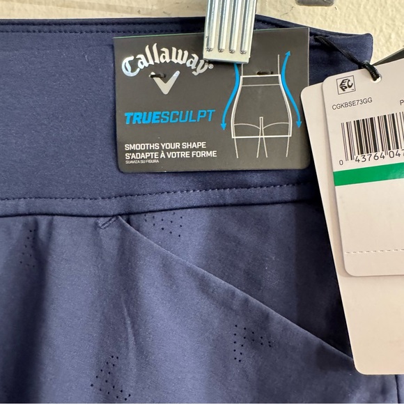 Callaway Women's Truesculpt Golf Navy Blue Skort Size Large NWT - Picture 3 of 6